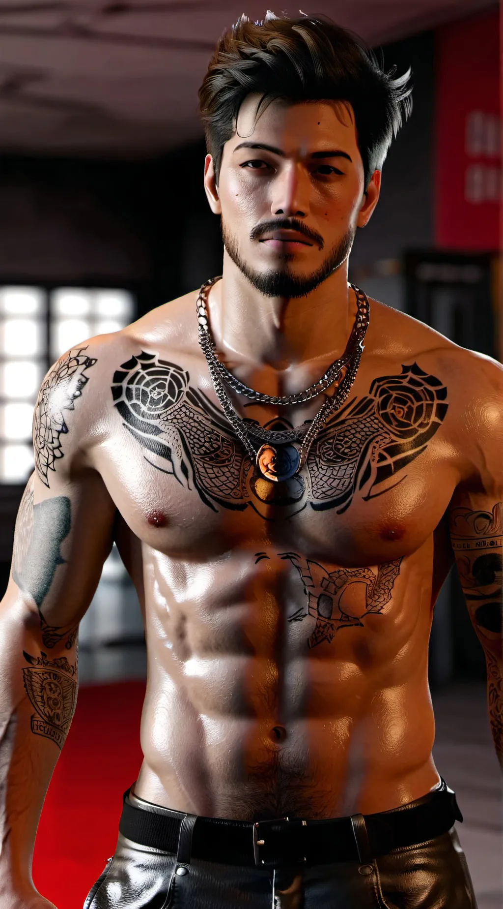 ai character: Carl  background