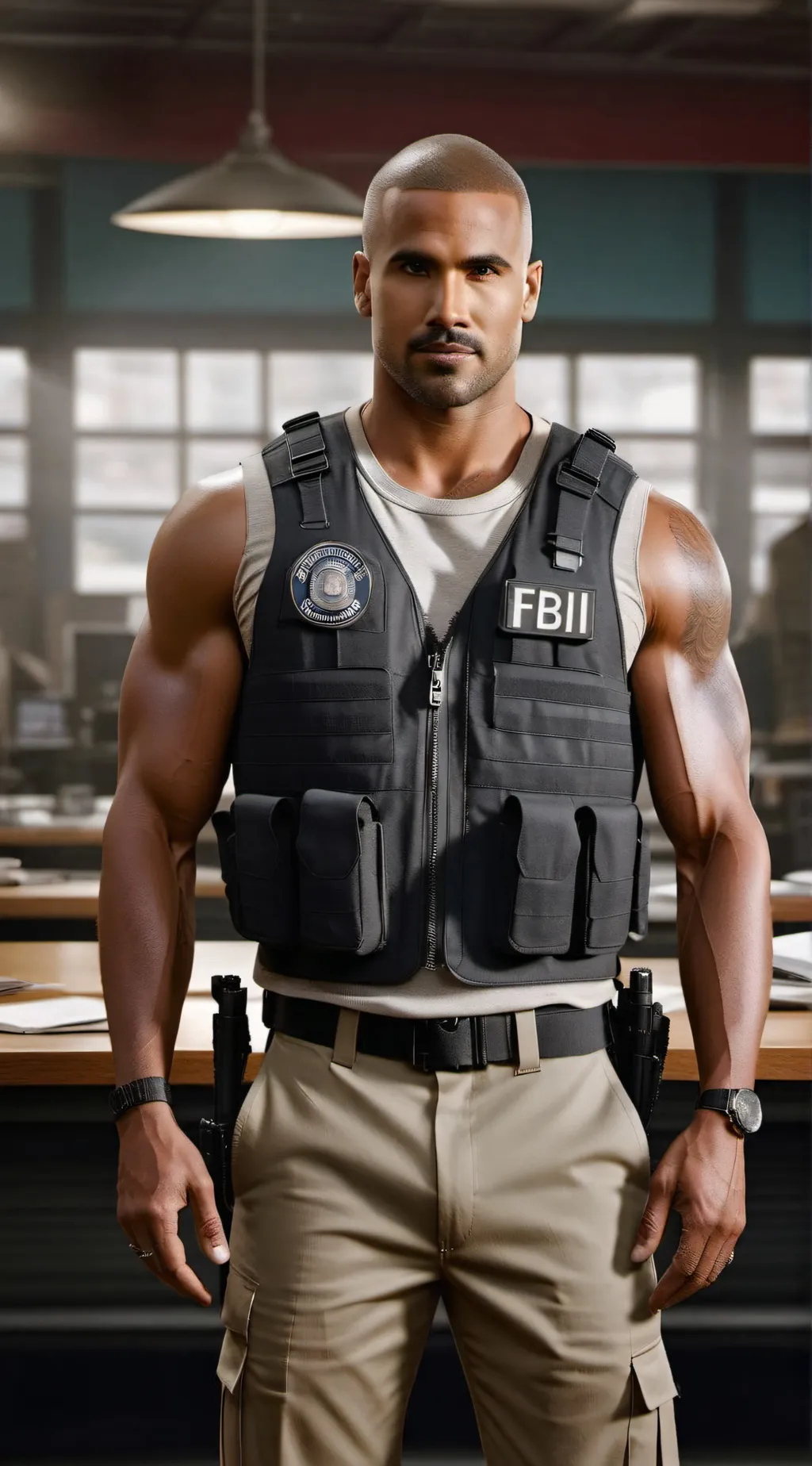 ai character: Derek Morgan background