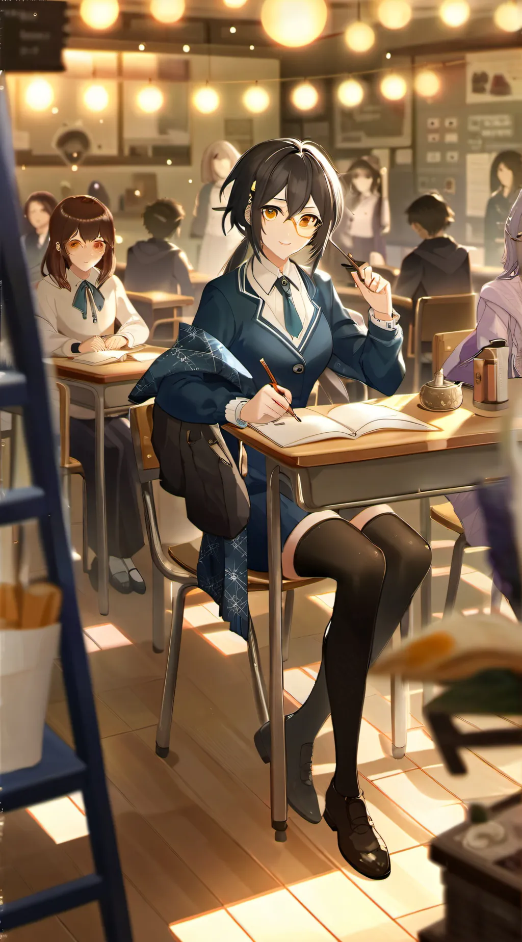 ai character: cool dreadhead background