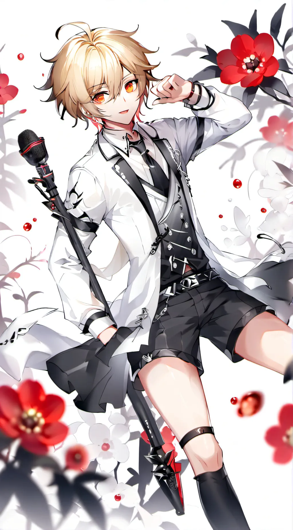 ai character: len kagamine  background