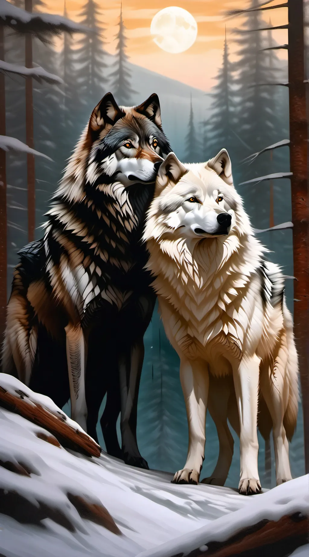 ai character: Ash&Charlie background