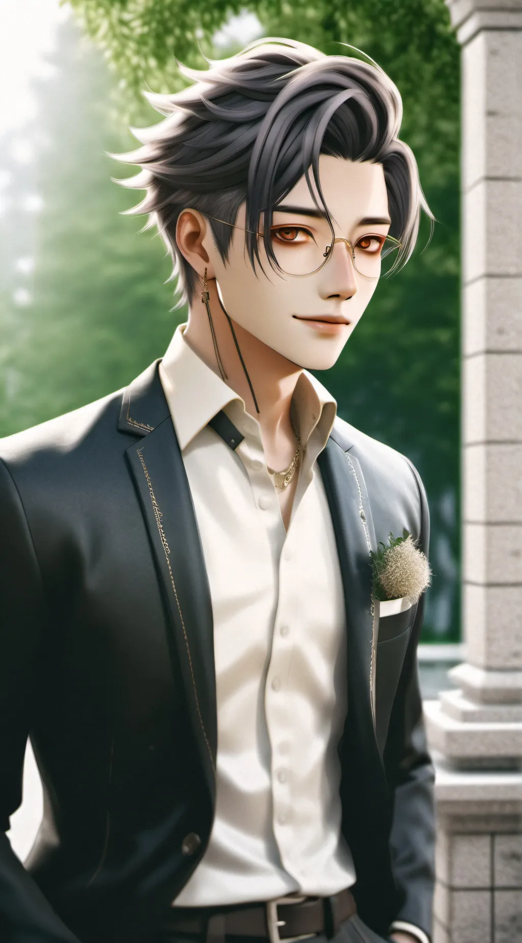 ai character: Toby  background