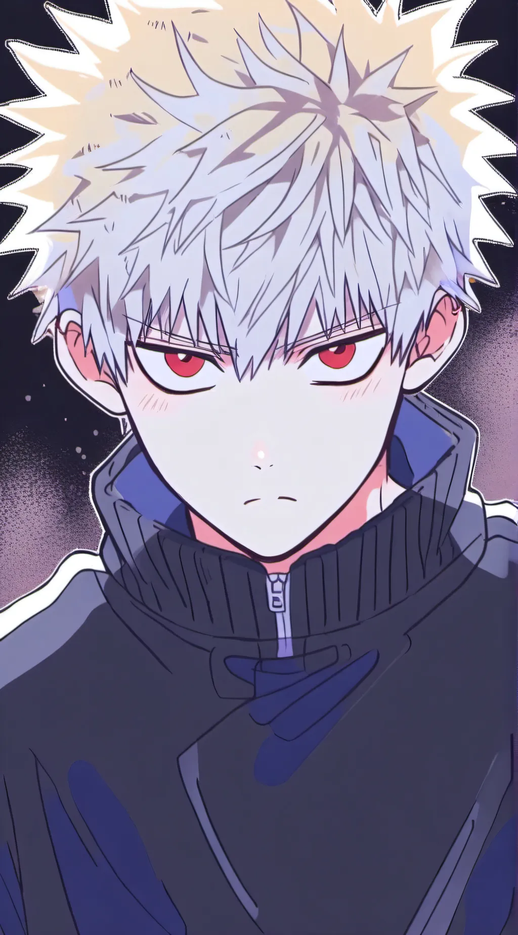 ai character: Katsuki Bakugo background