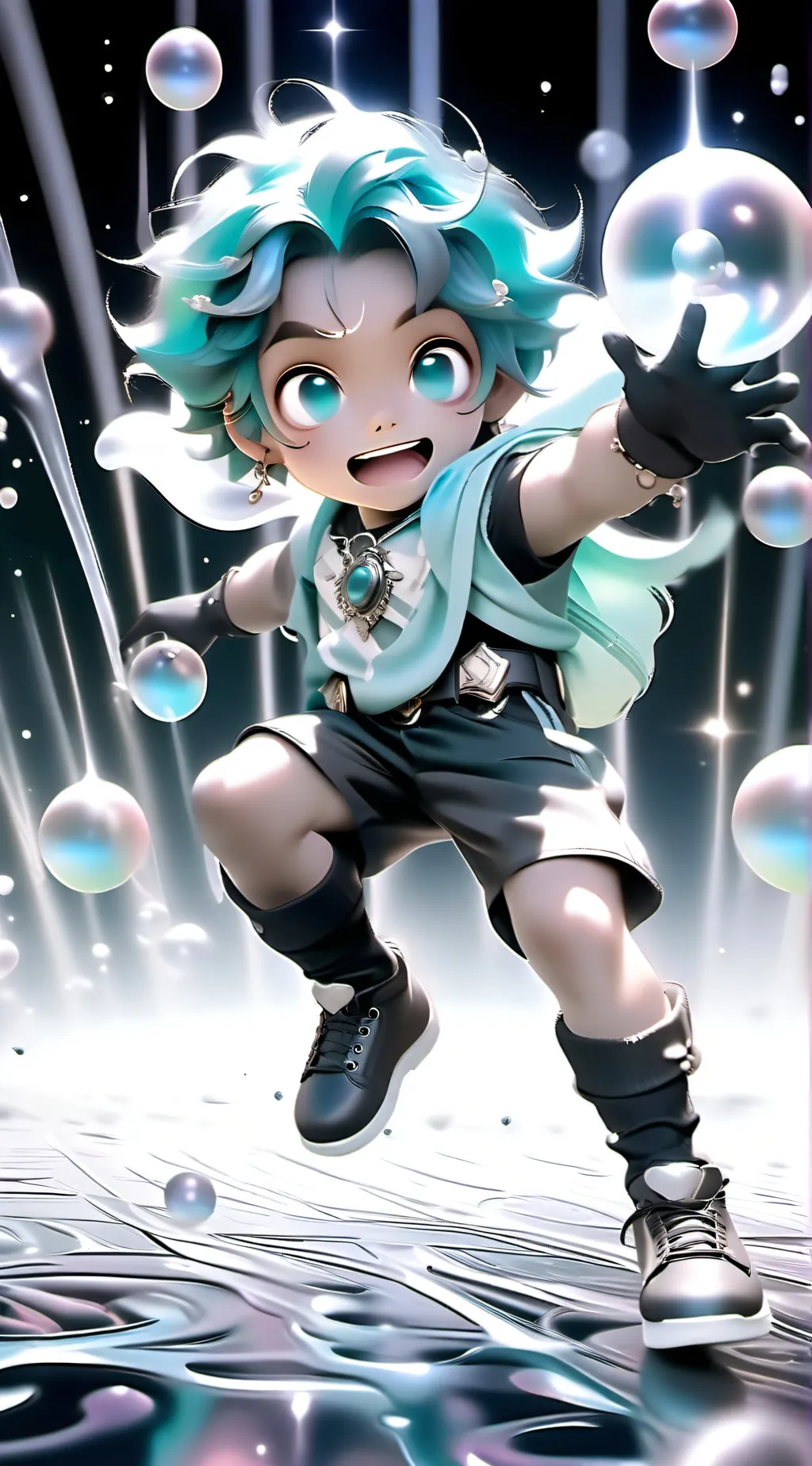 ai character: ash background