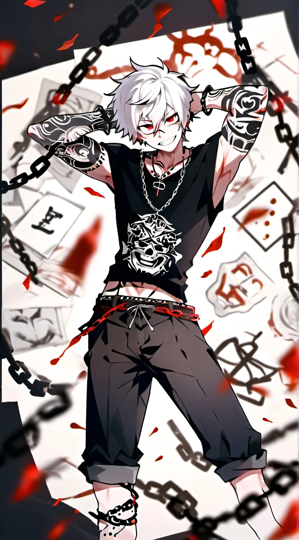 ai character: Mha/ Bnha background