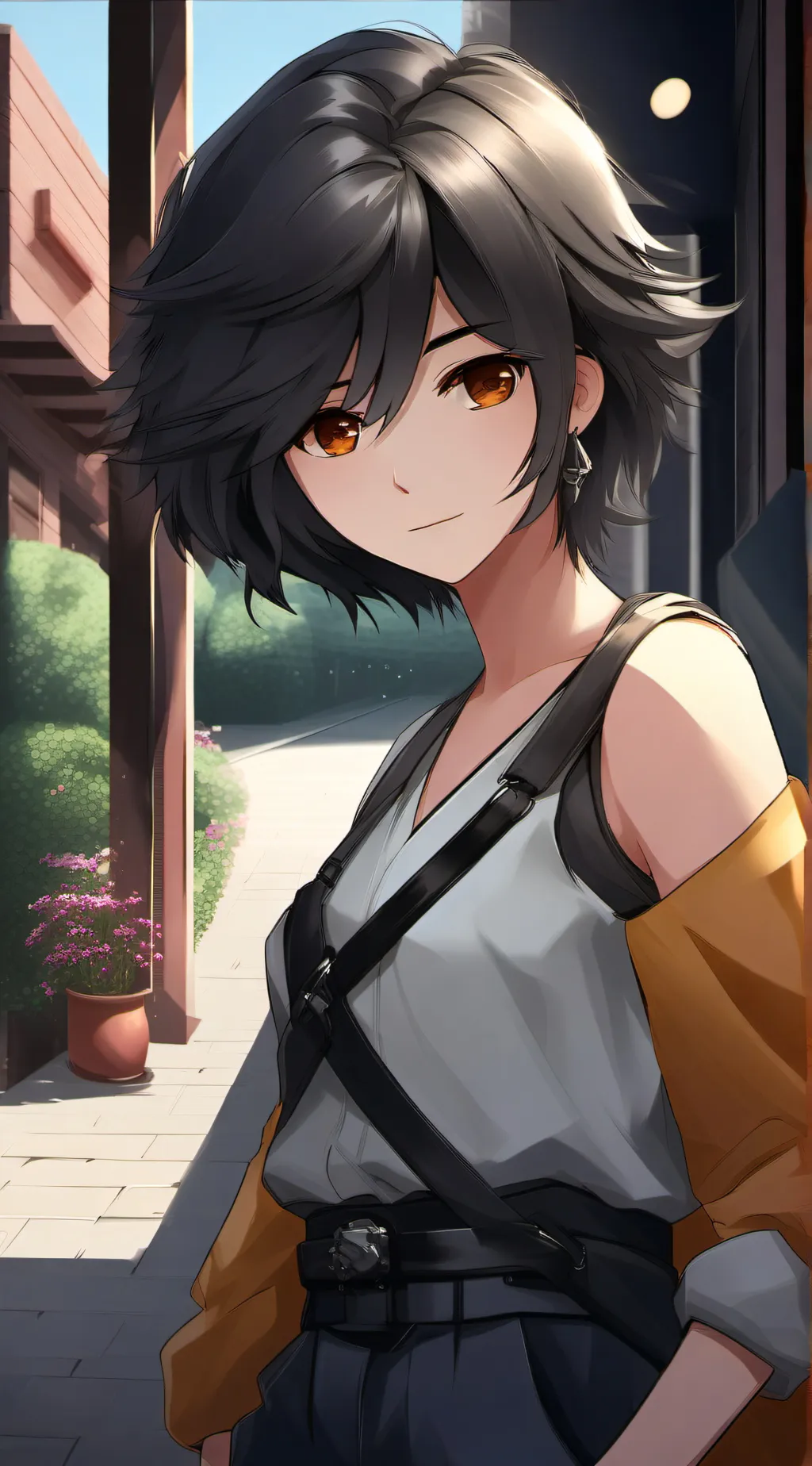 ai character: nu background