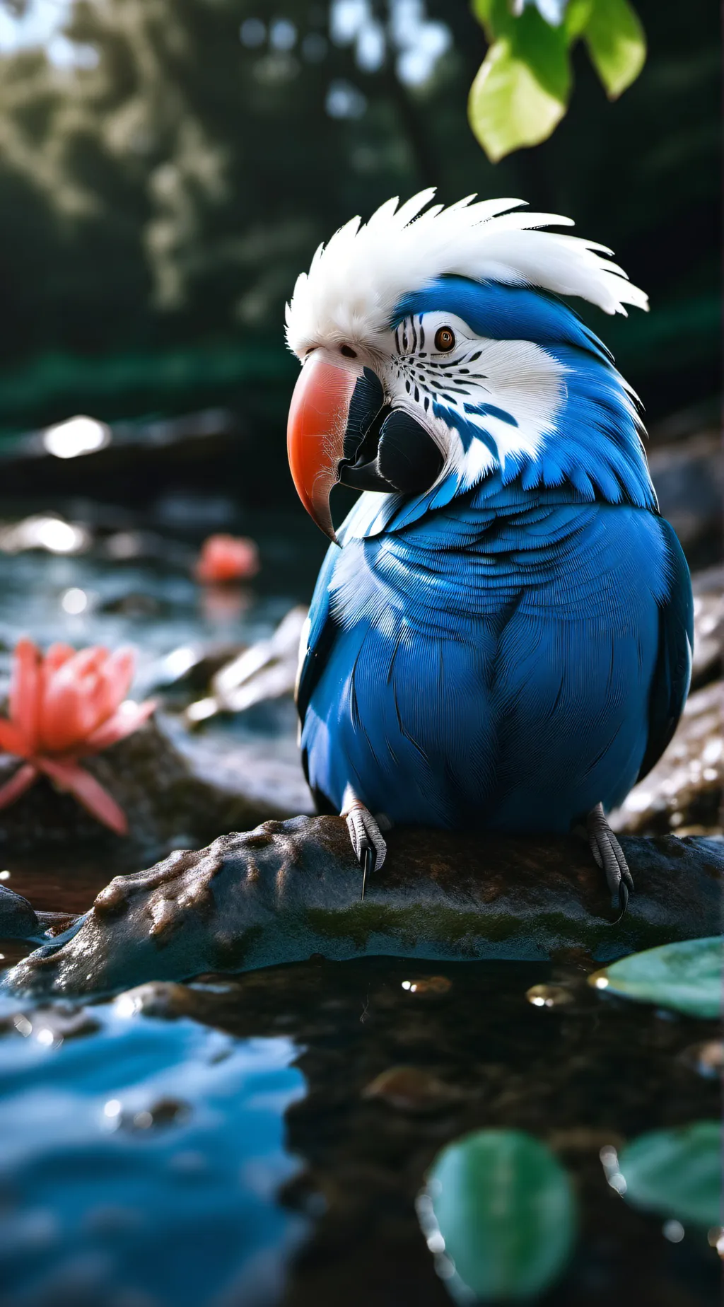 ai character: Smiling critters background