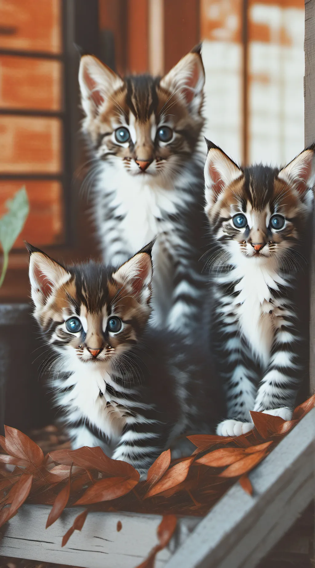 ai character: mum and twins background