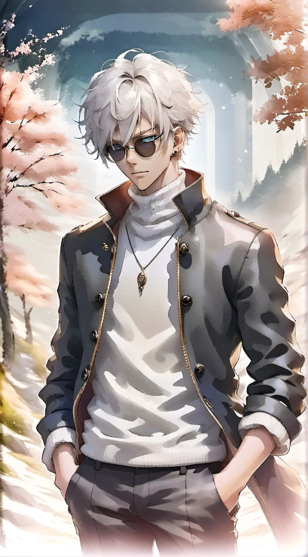 ai character: Satoru Gojo background