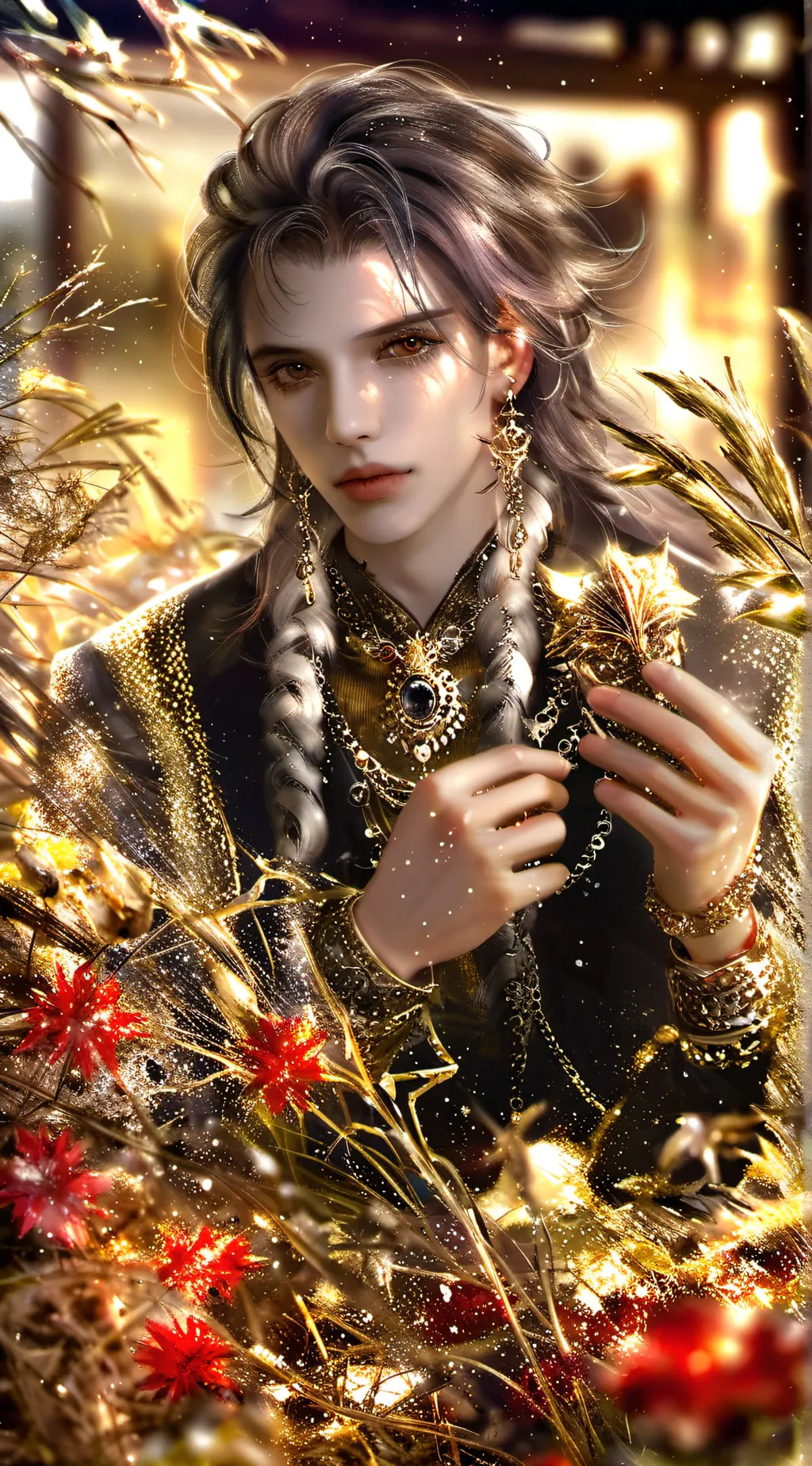 ai character: Leo and Emma  background