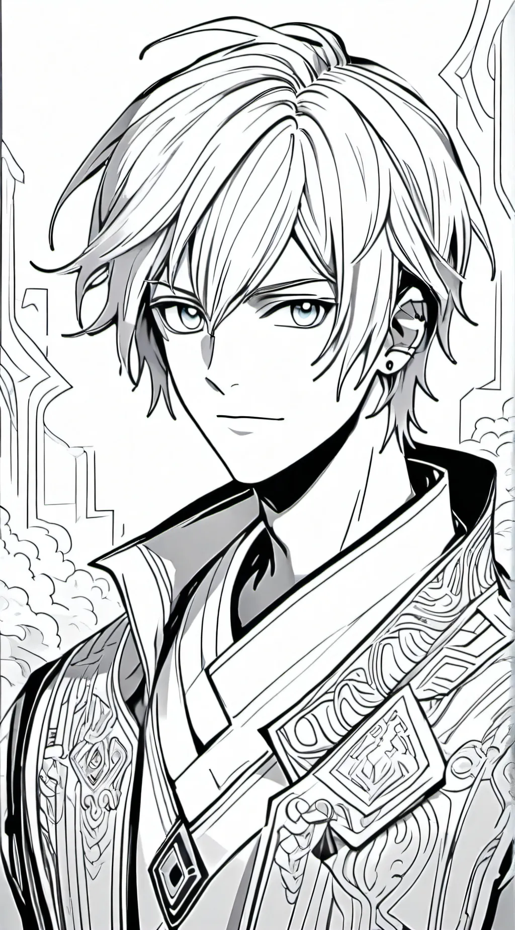 ai character: Ashmc  background