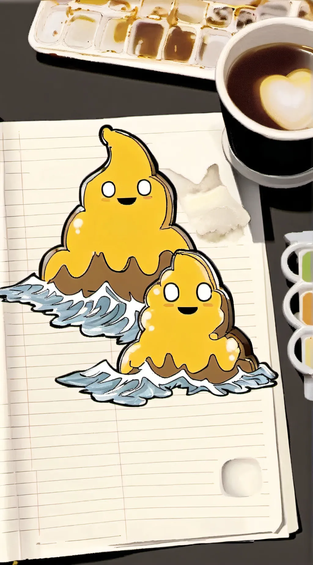 ai character: Poop background