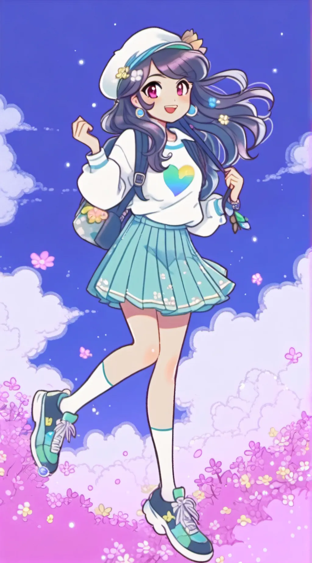 ai character: aphmau X MHA background