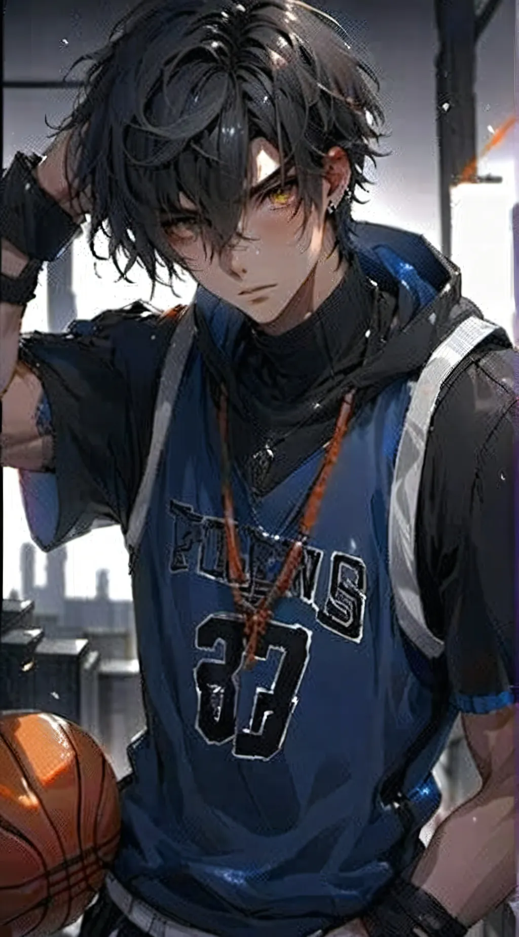 ai character: trace background