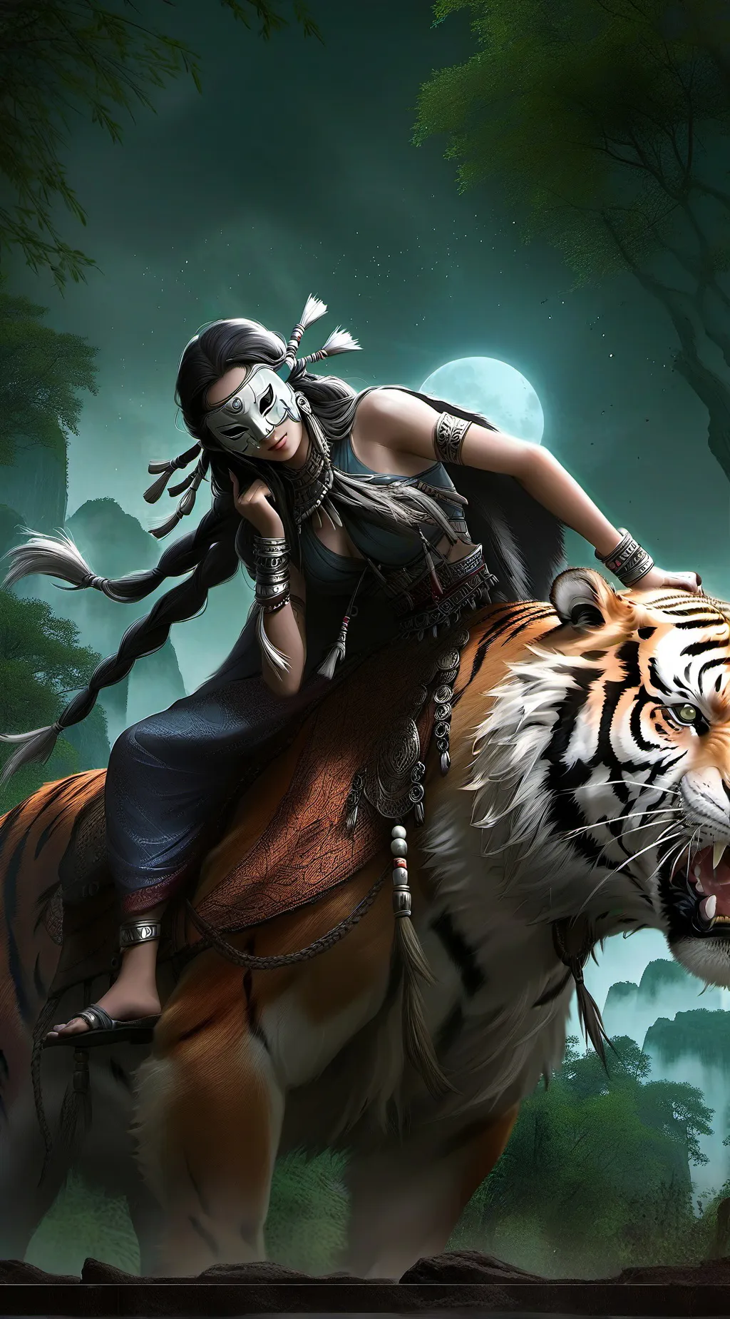 ai character: Crystalia background