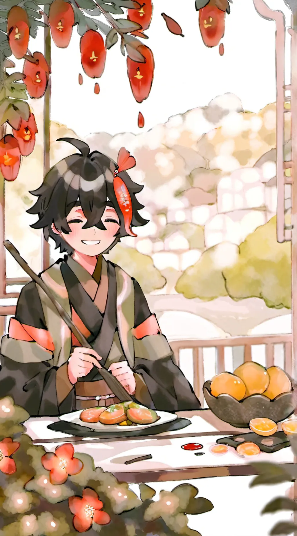 ai character: Kieran(pokemon background