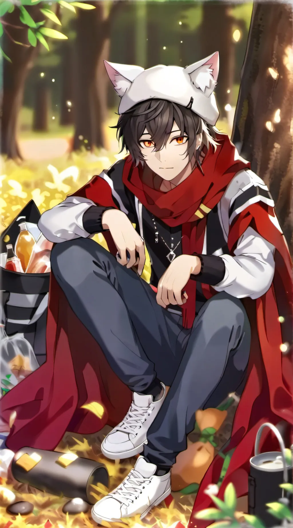 ai character: Davis  background