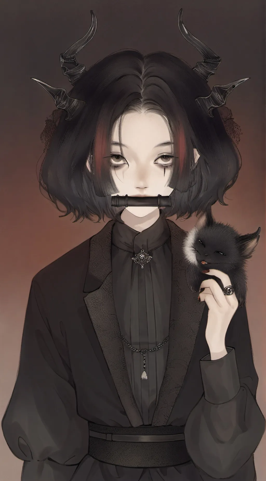 ai character: nezuko background