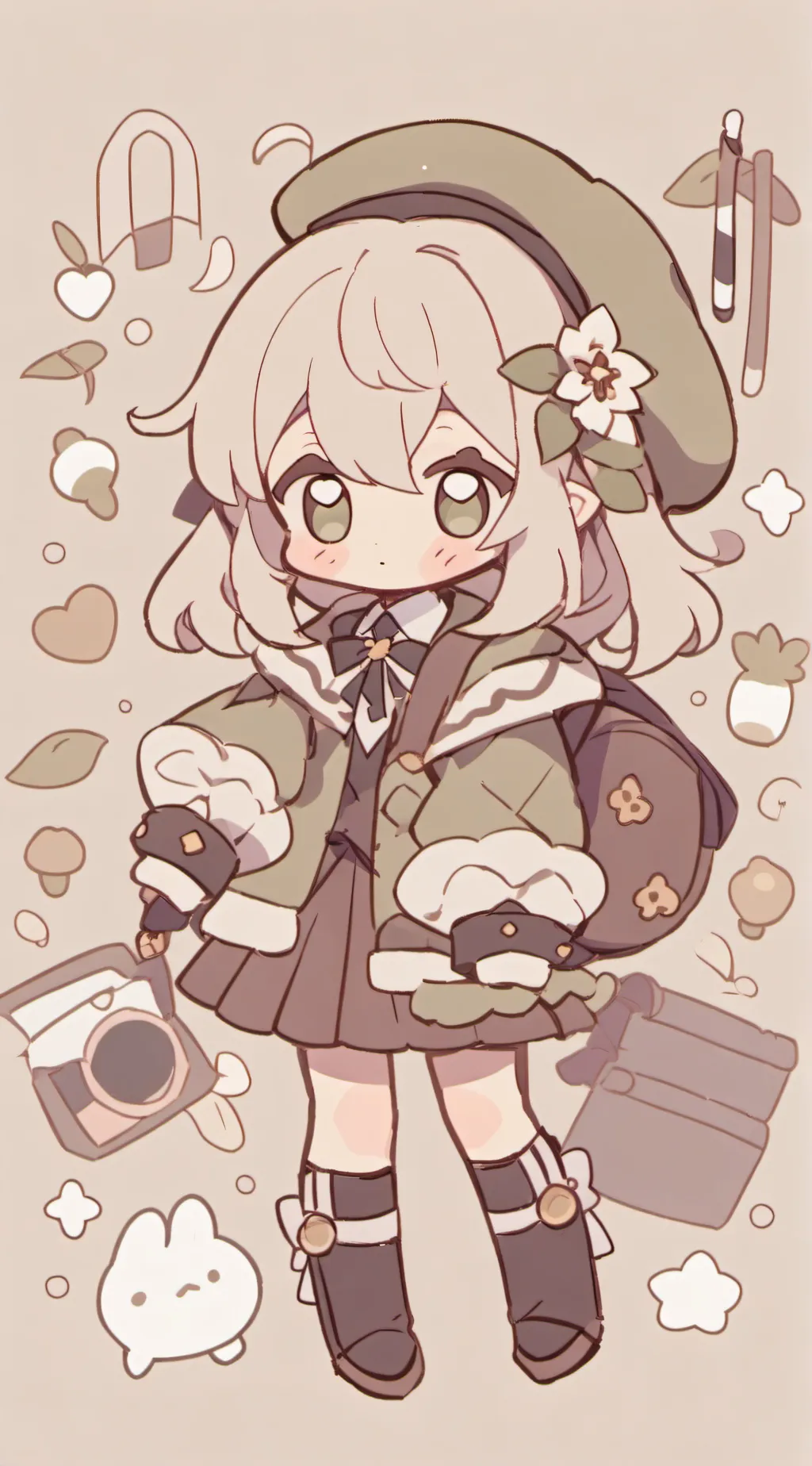 ai character: lucky  background