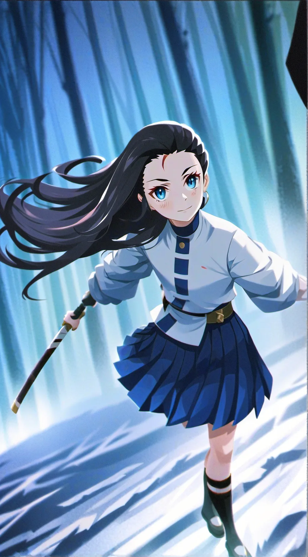 ai character: Leaanimetherian<3 background