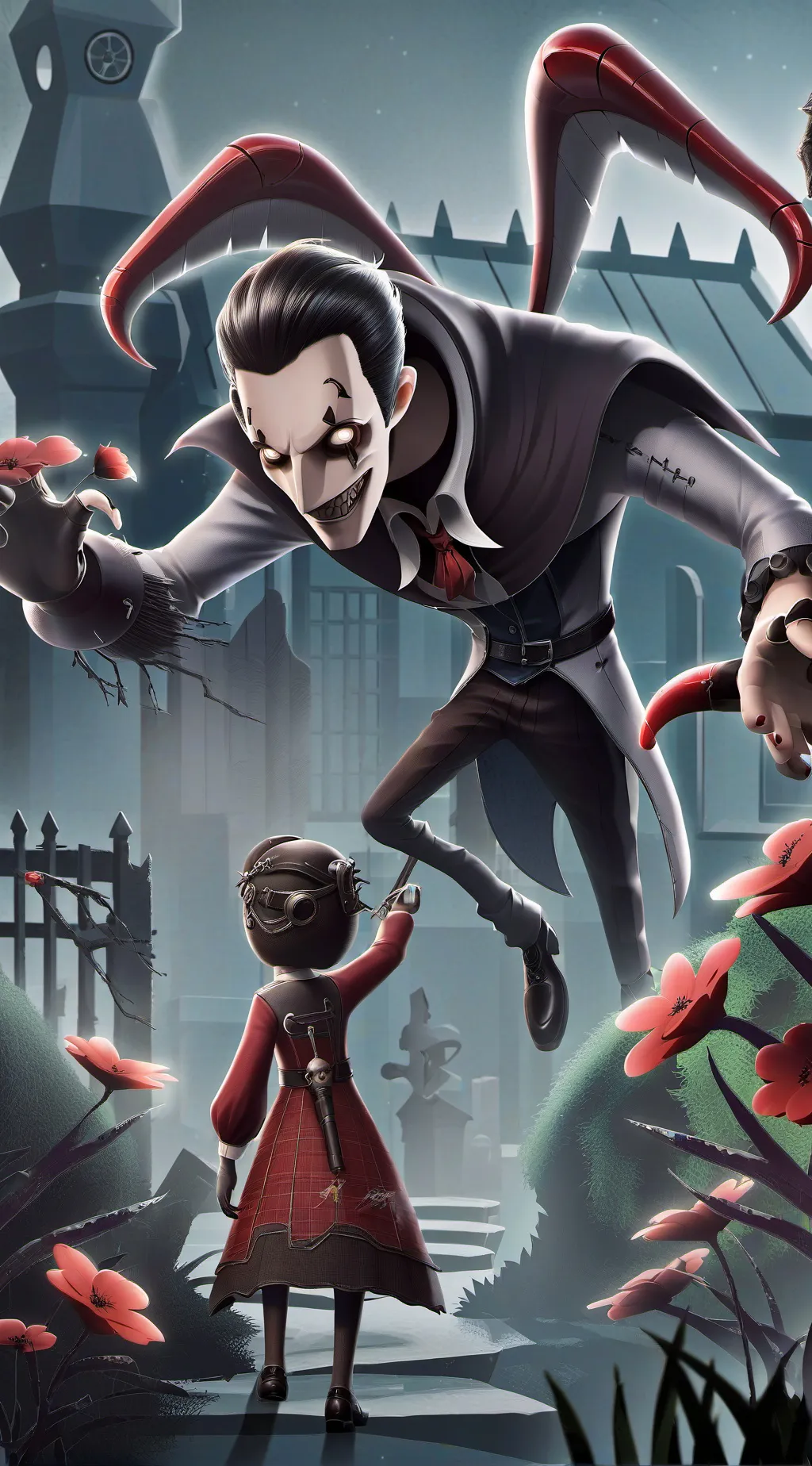 ai character: fear garden bfdi 2 background