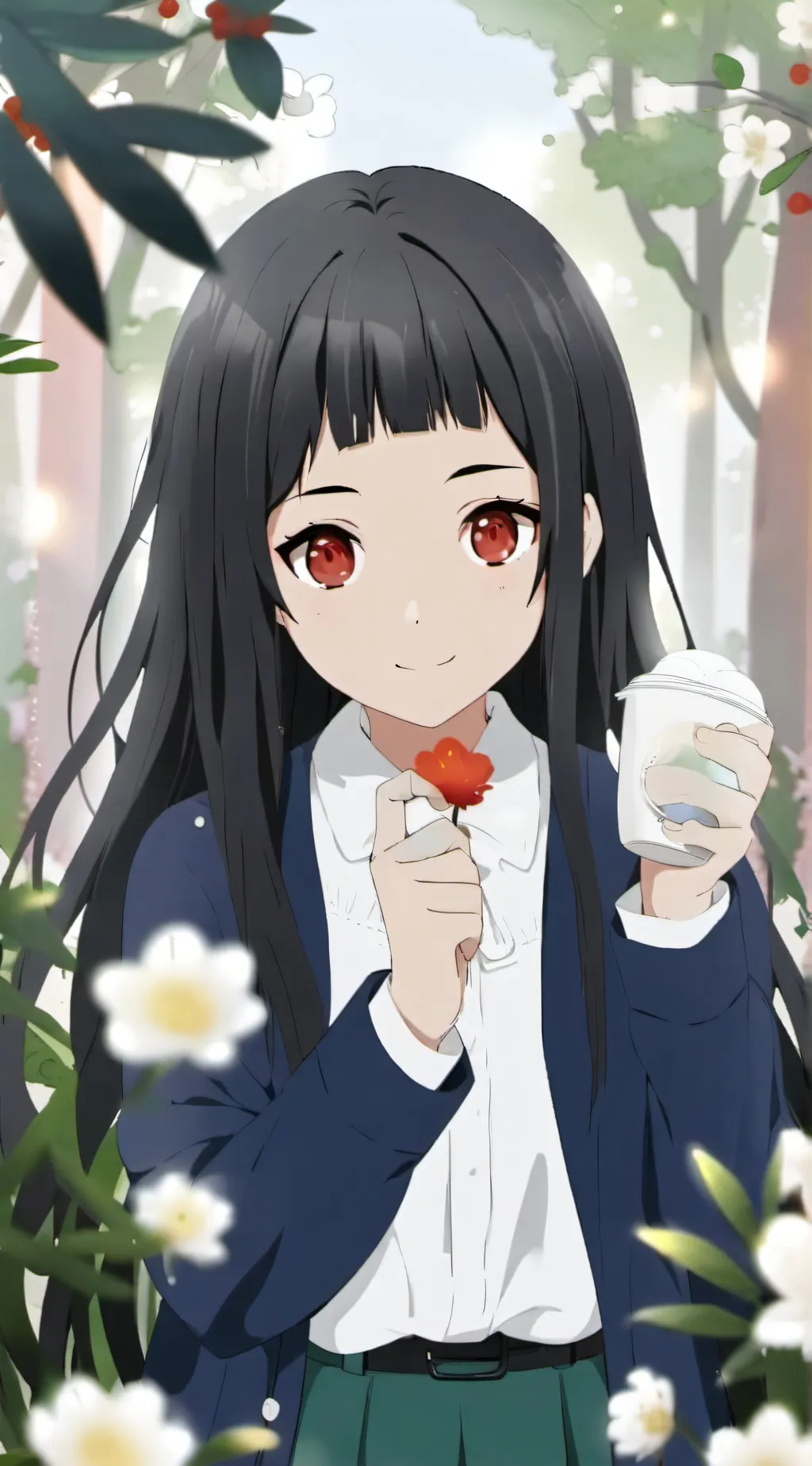 ai character: female  geto background