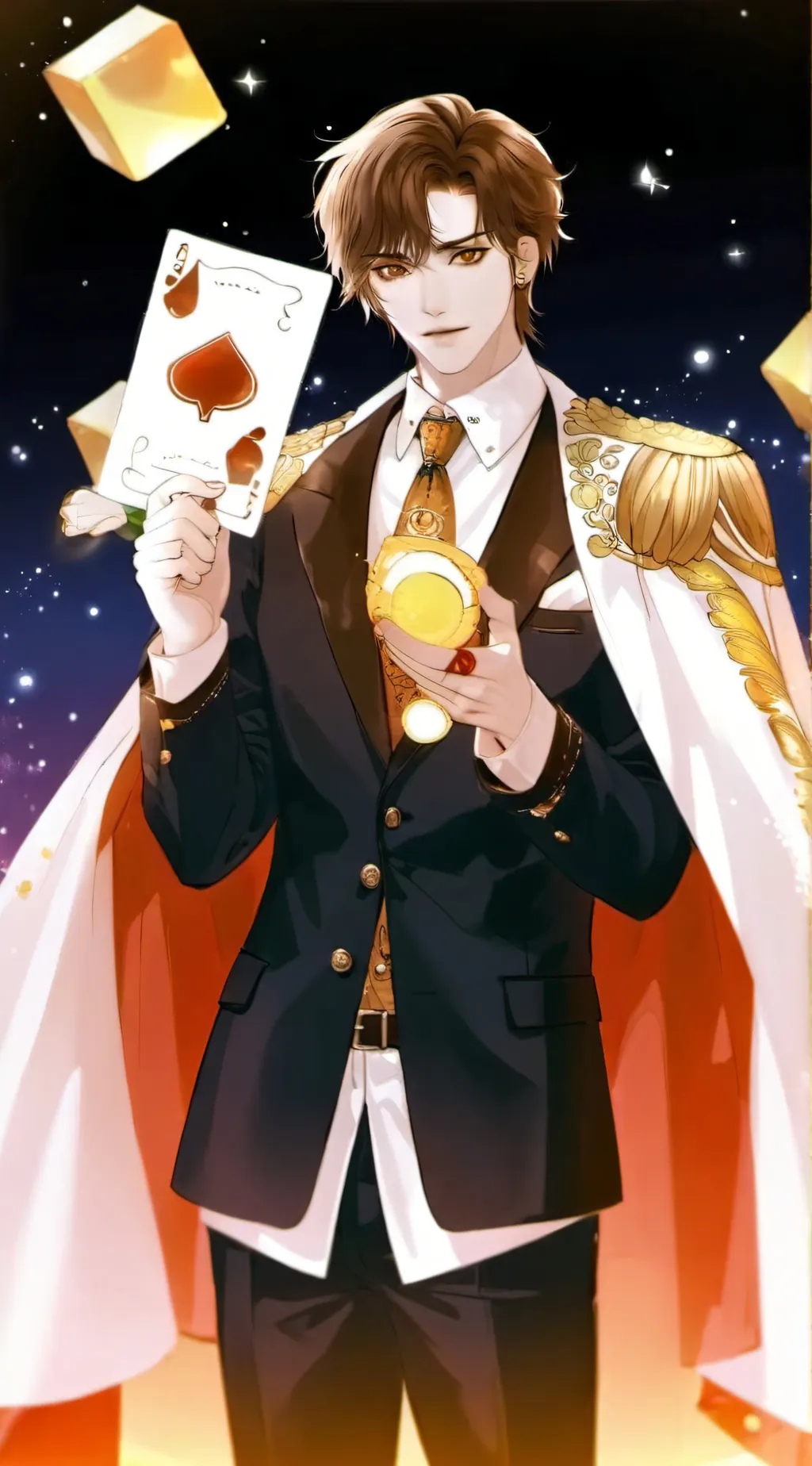 ai character: Space background