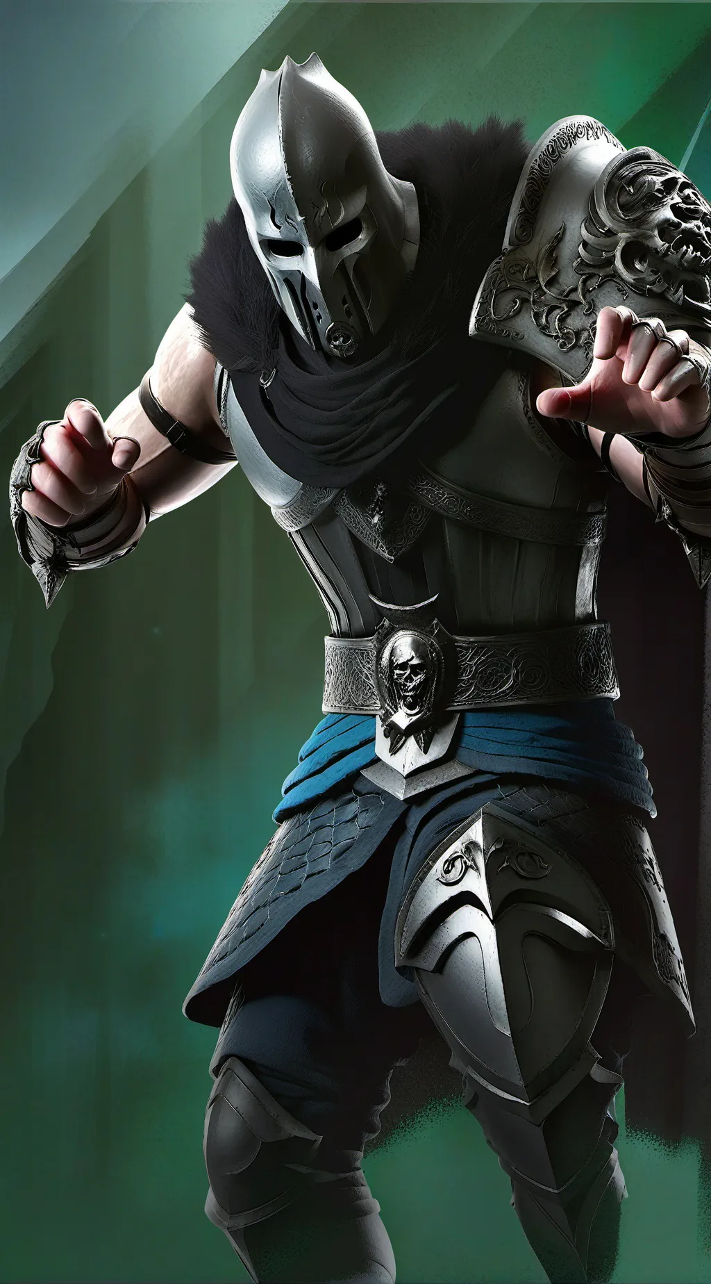 ai character: Wolf king background