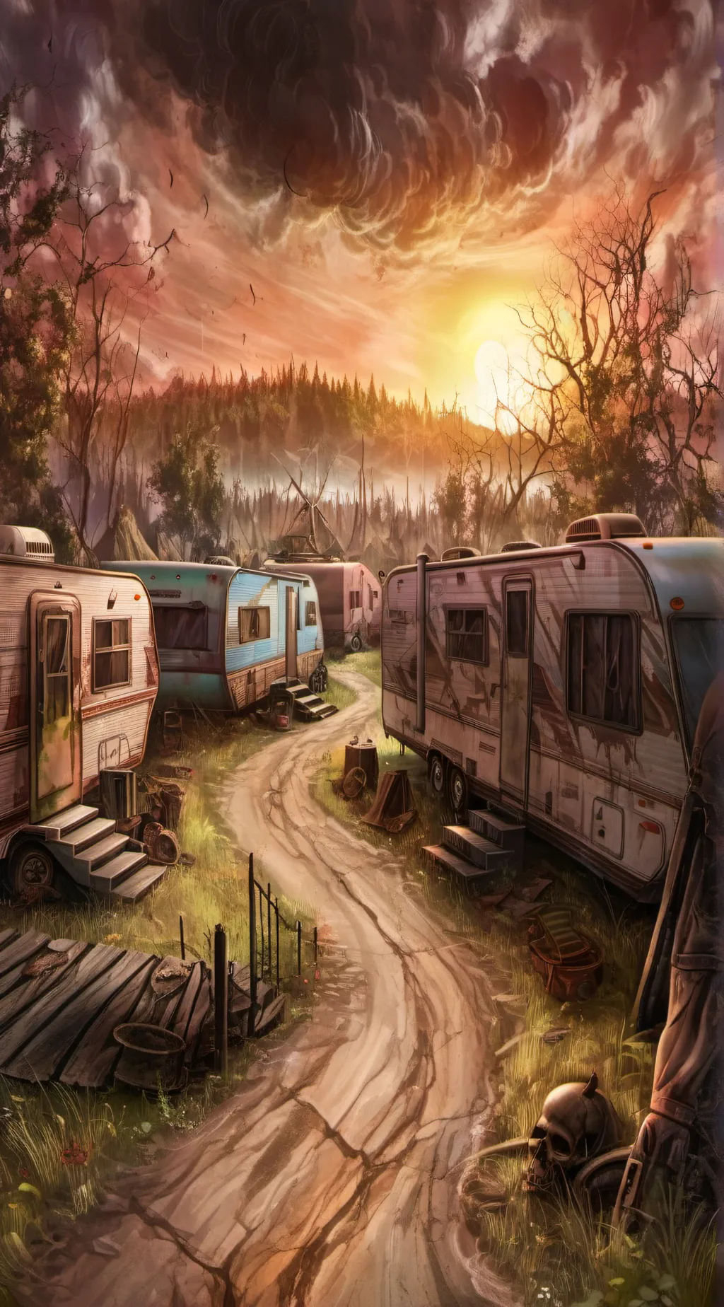 ai character: The end?. background