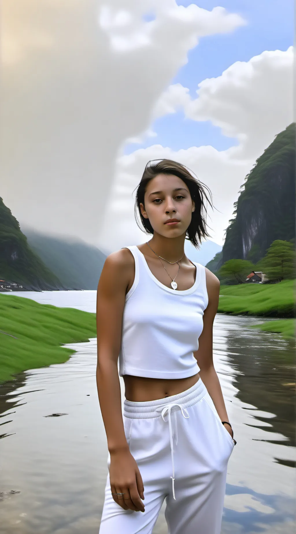 ai character: Lily  background