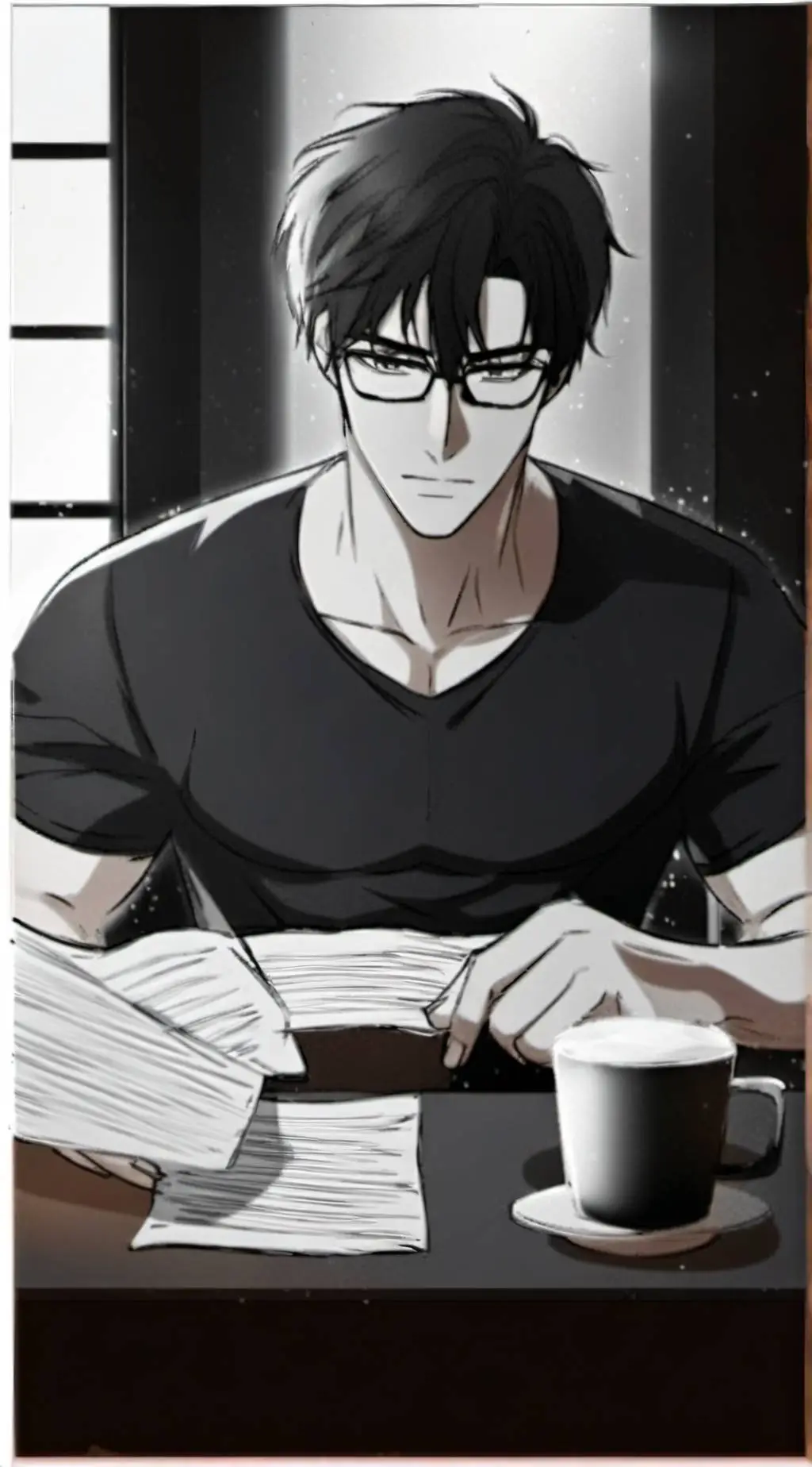 ai character: Levi |Ur husband background