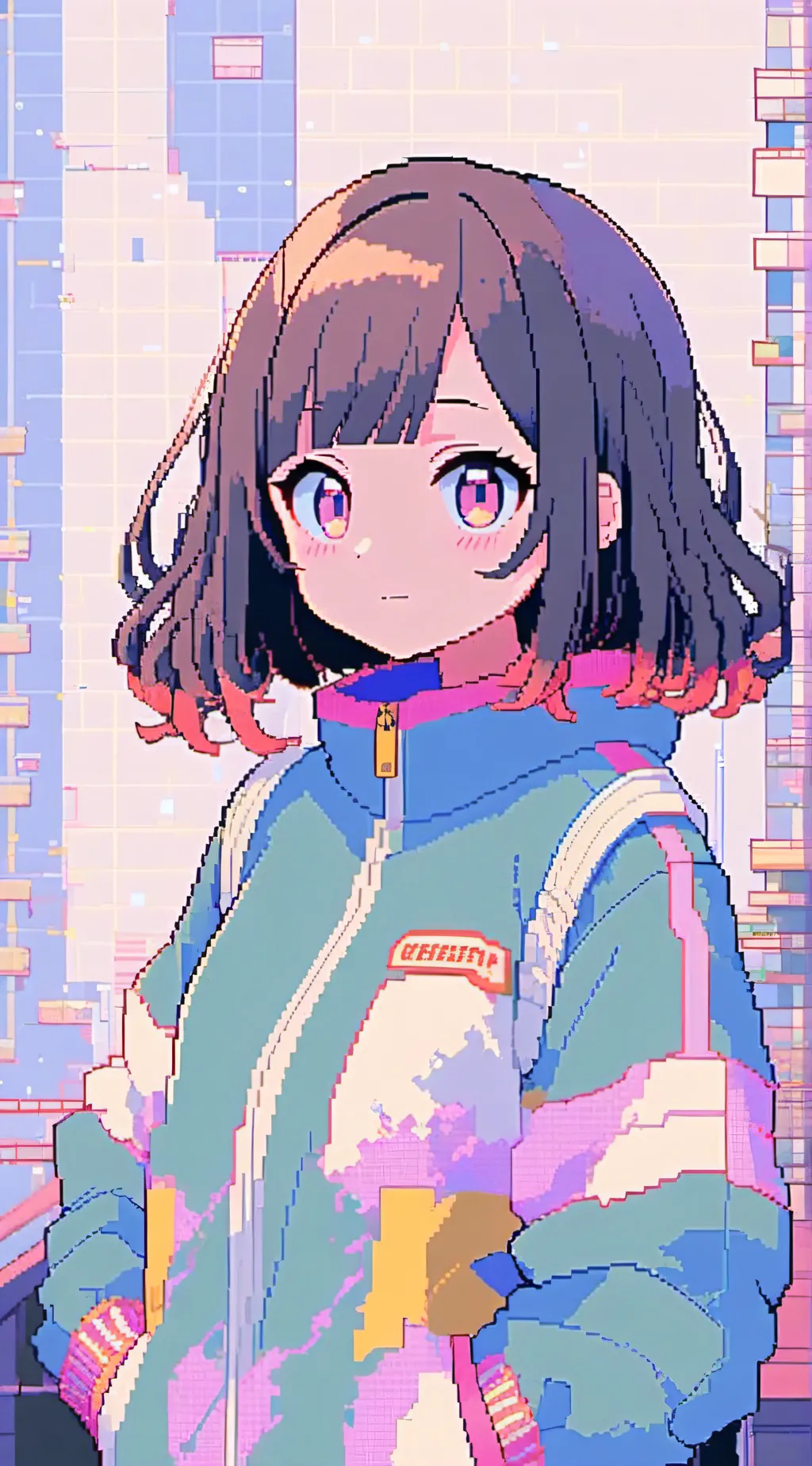 ai character: vigilante ochaco  background