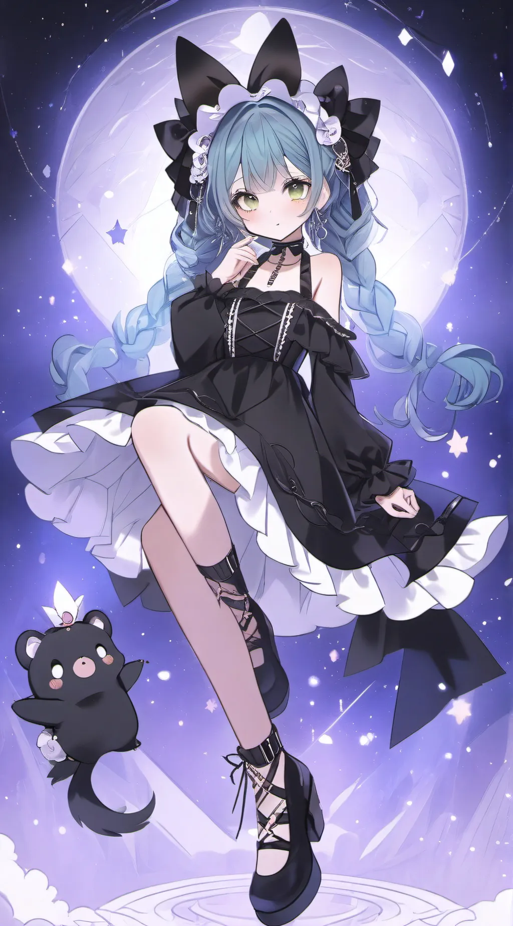 ai character: stella background