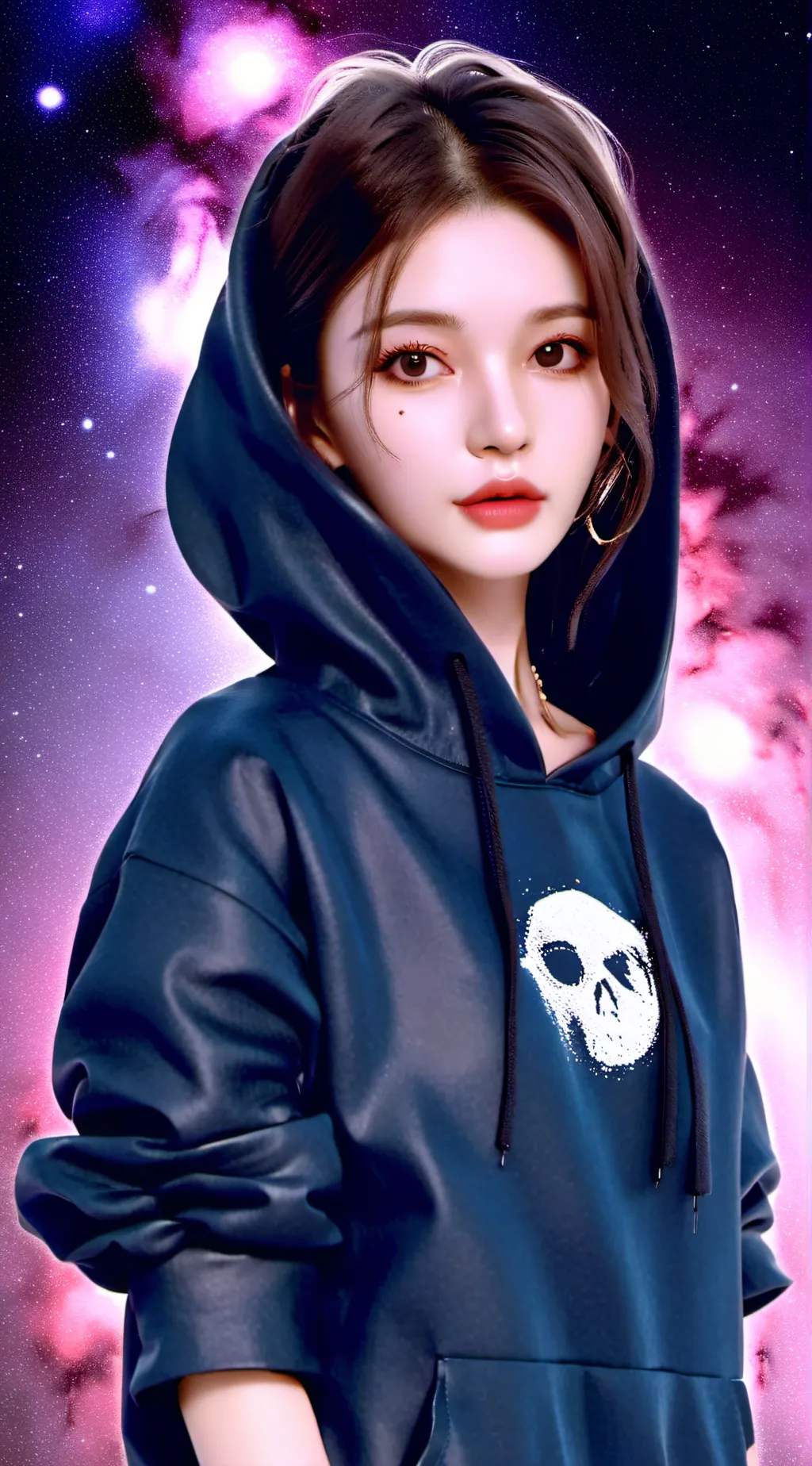 ai character: Winter background