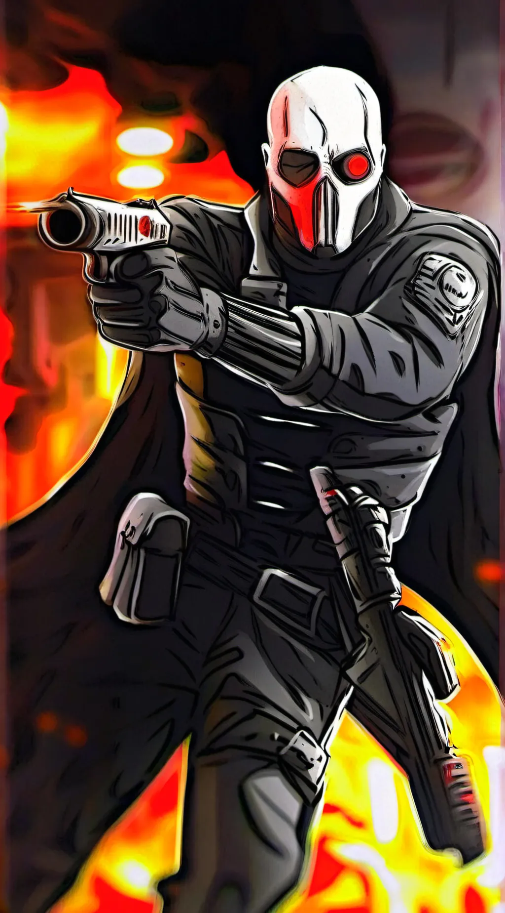 ai character: Dead shot background