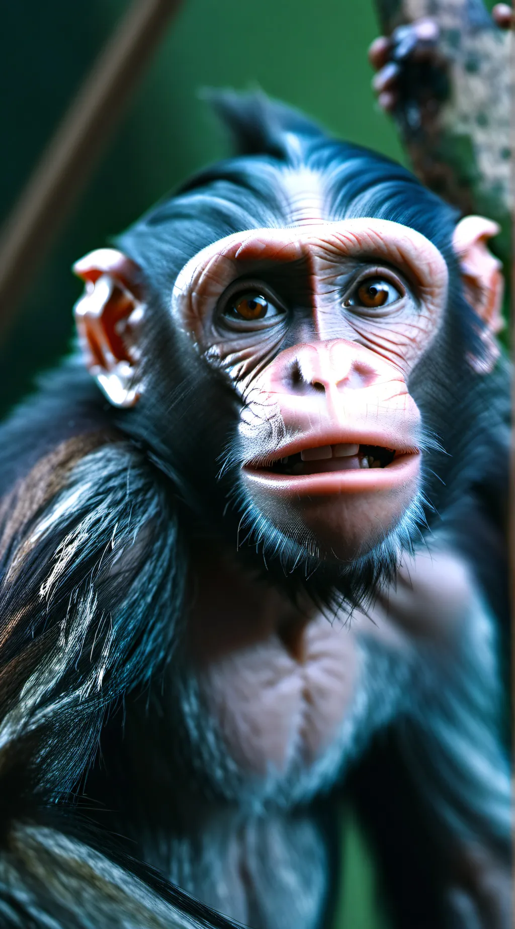 ai character: mr monkey background