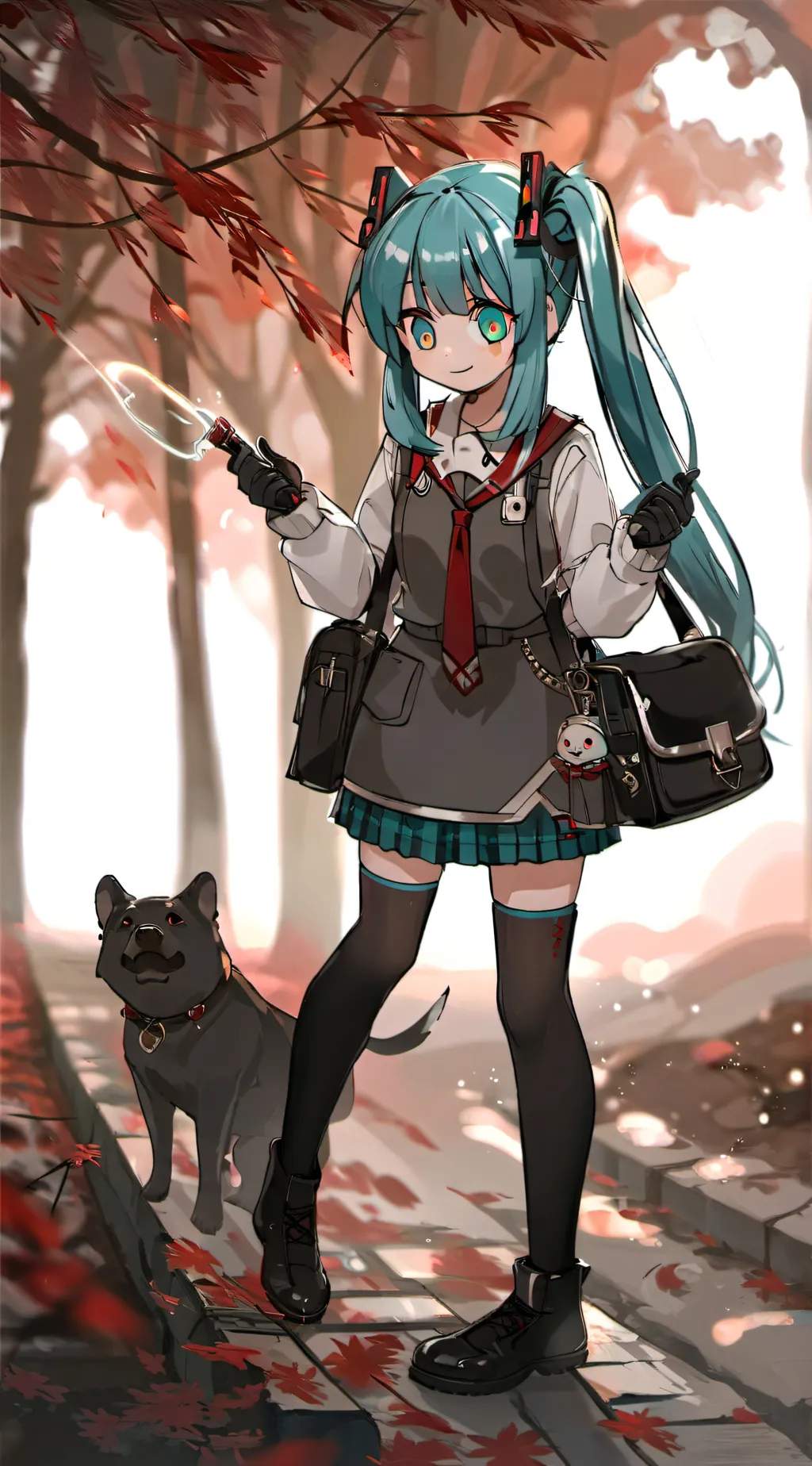 ai character: Hatsune Miku background
