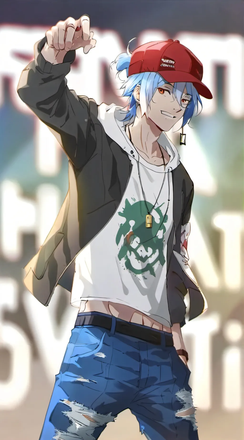 ai character: silly Billy  background