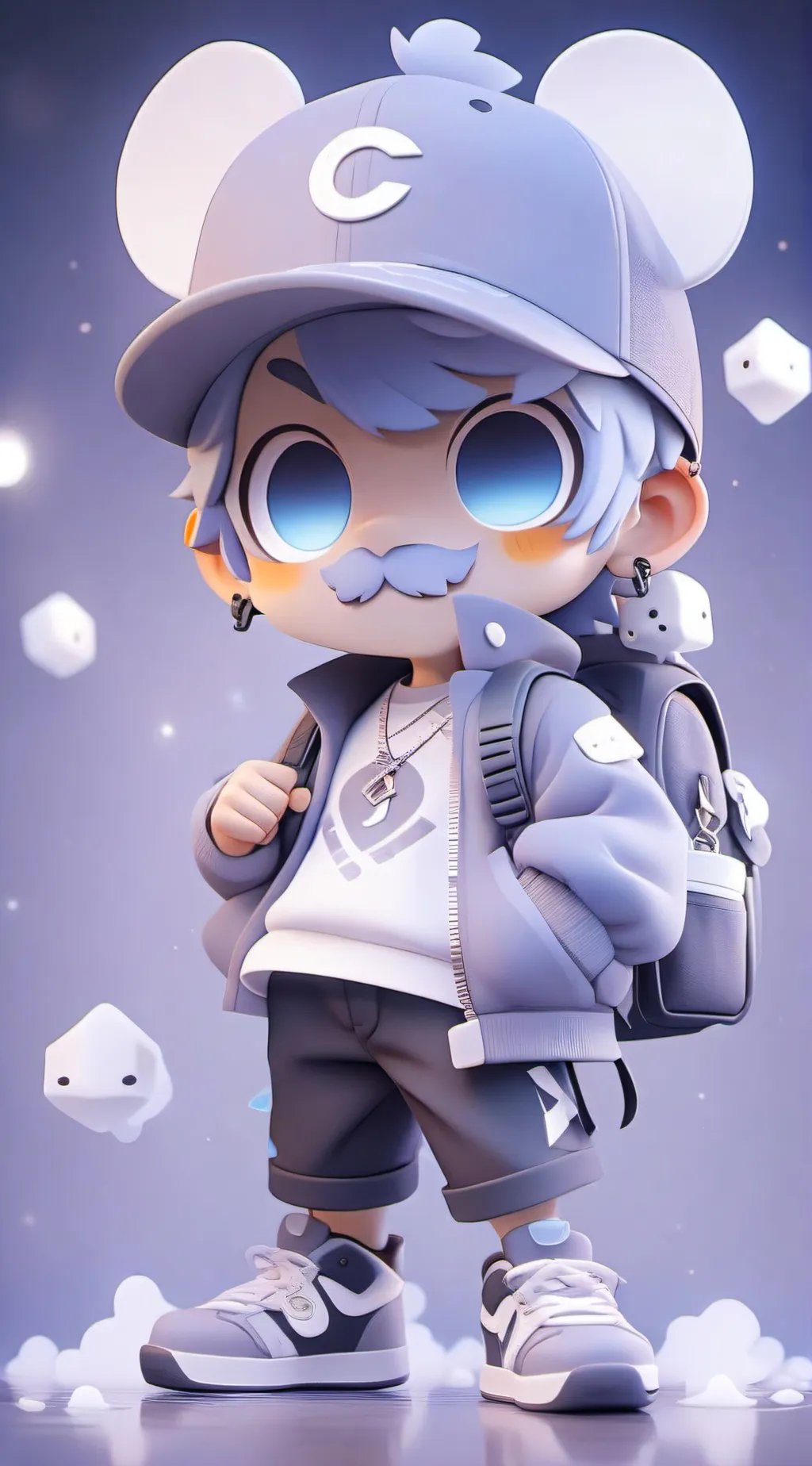 ai character: Carnahulio Mario background