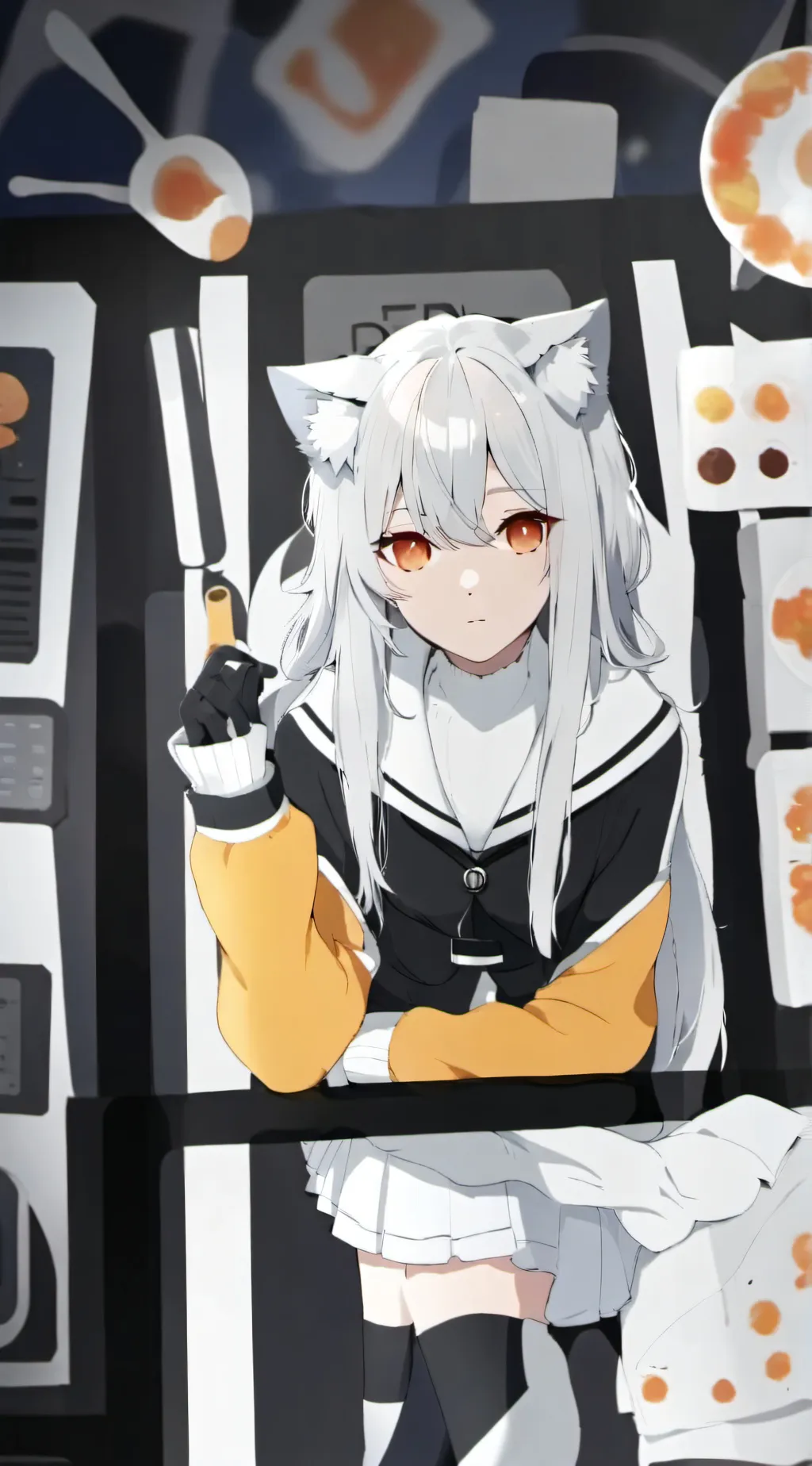 ai character: Furry infection background