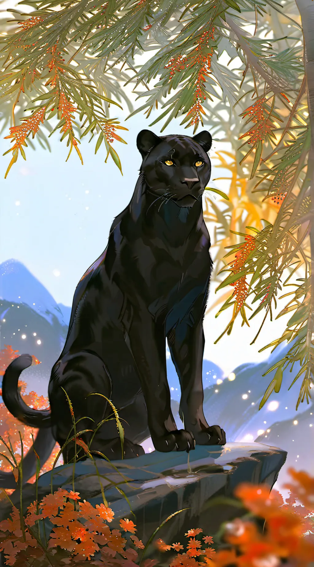 ai character: Crystal  background