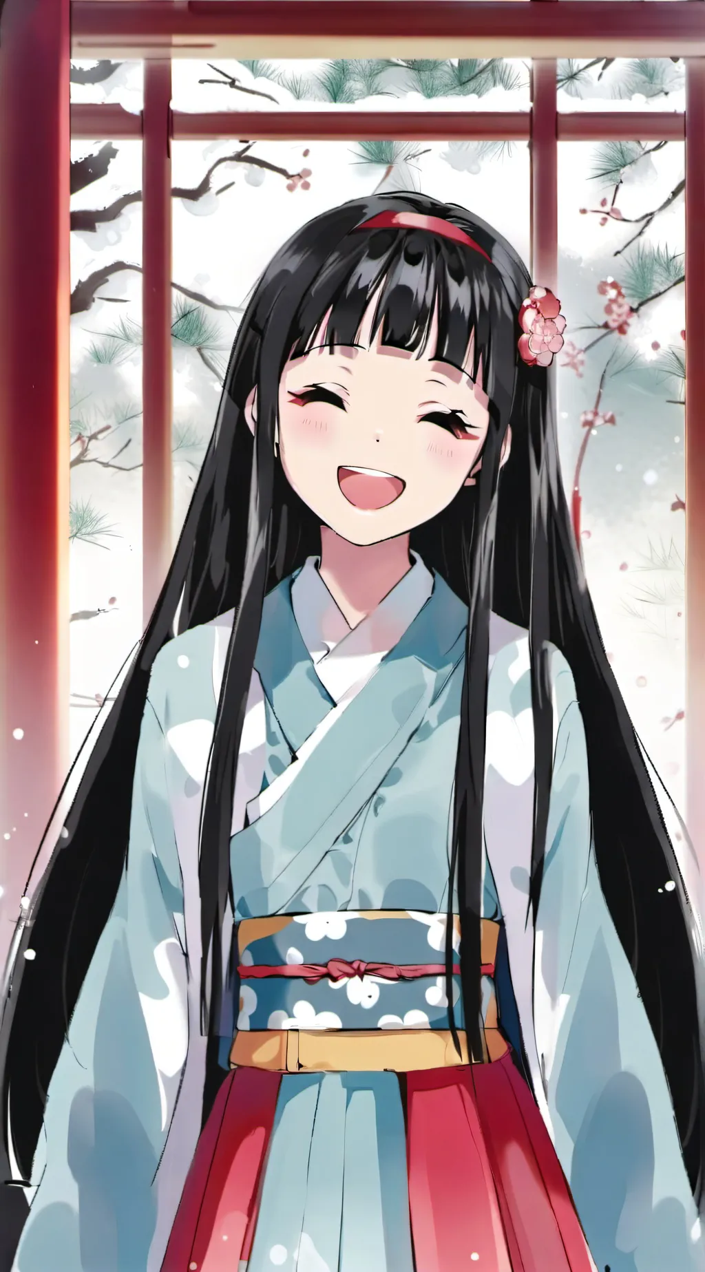 ai character: Ayame background