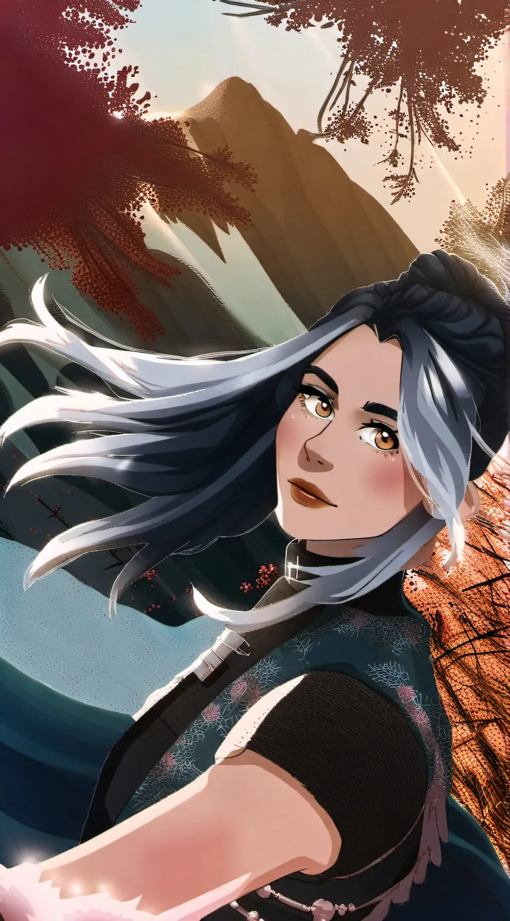 ai character: 🌊🌊 Linh Song 🌊🌊 background