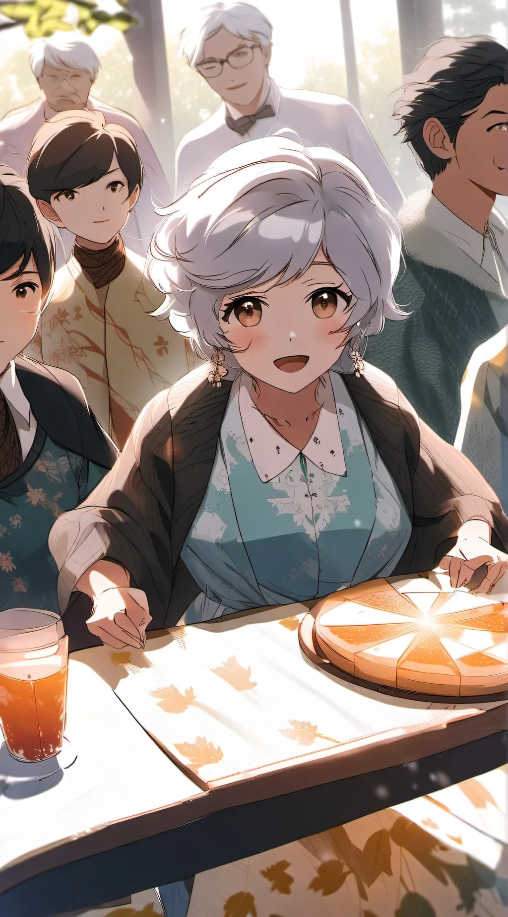 ai character: Grandma (Lizzy)  background