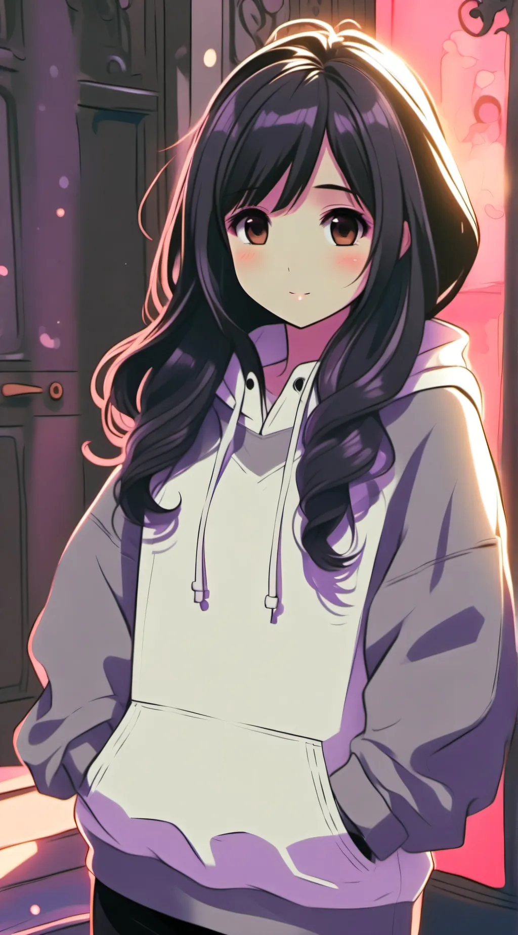 ai character: Luna background