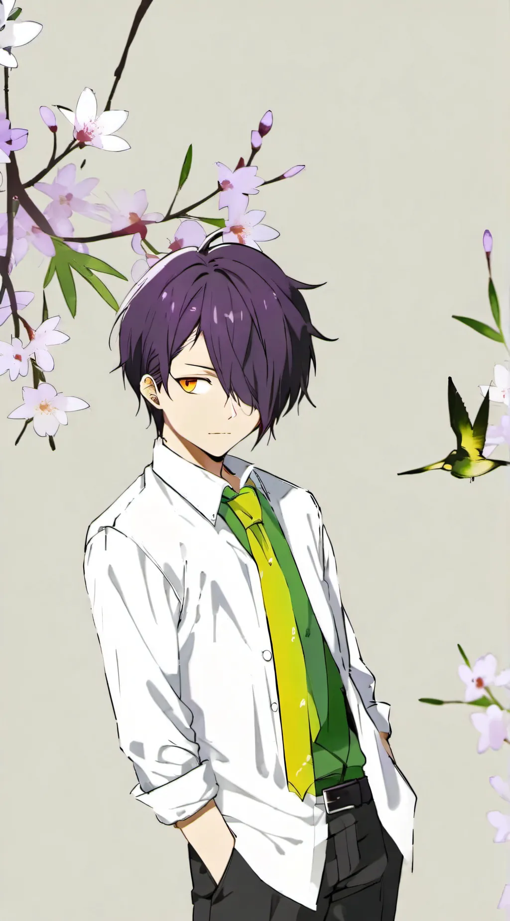 ai character: Kelly💜 background