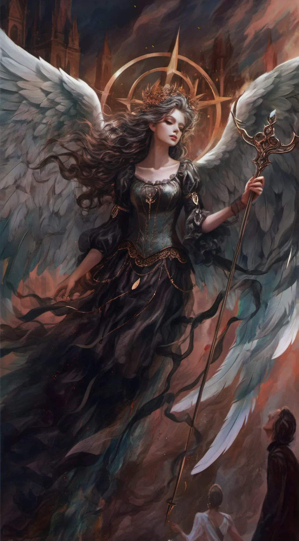 ai character: Angel god background