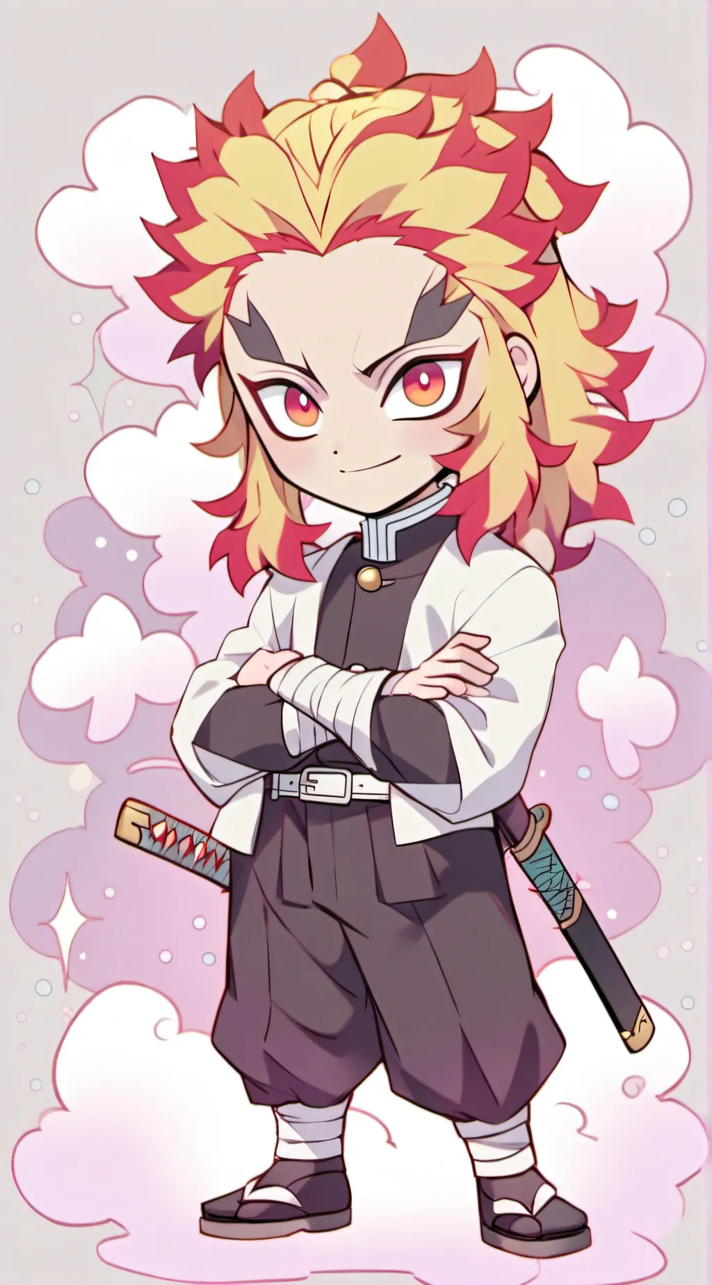 ai character: Rengoku background