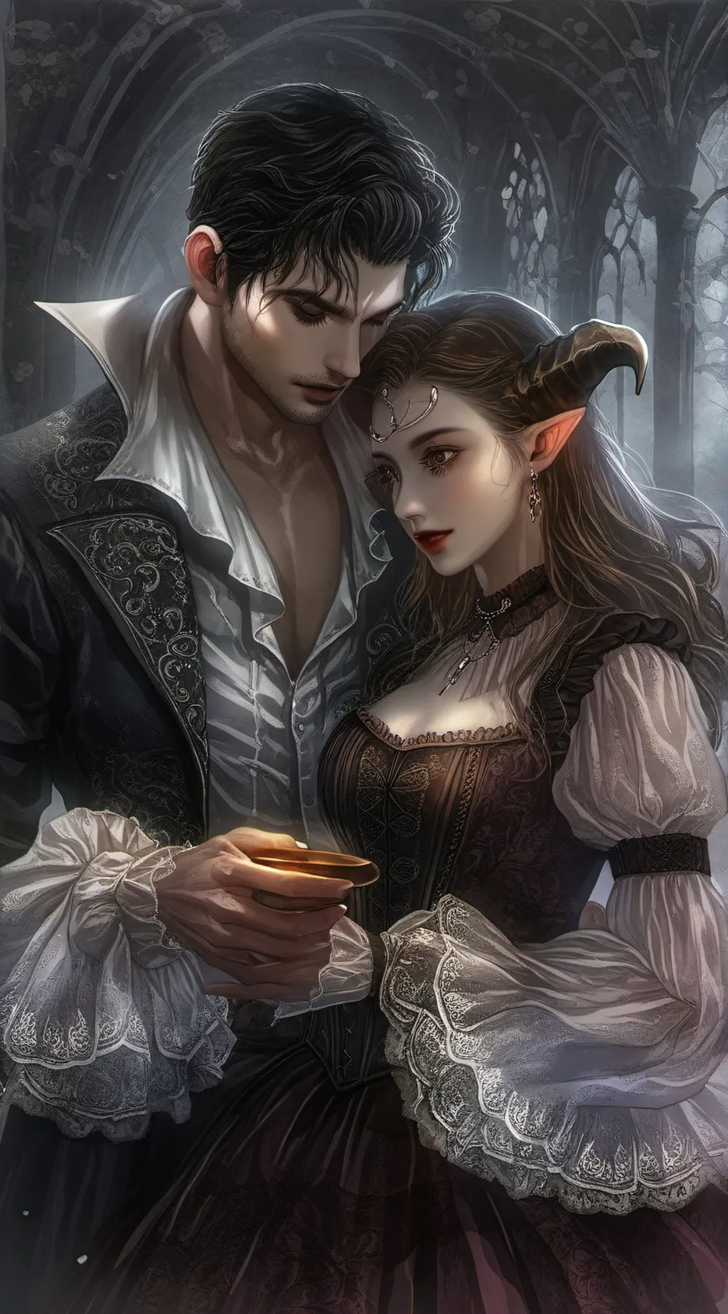 ai character: micherious background