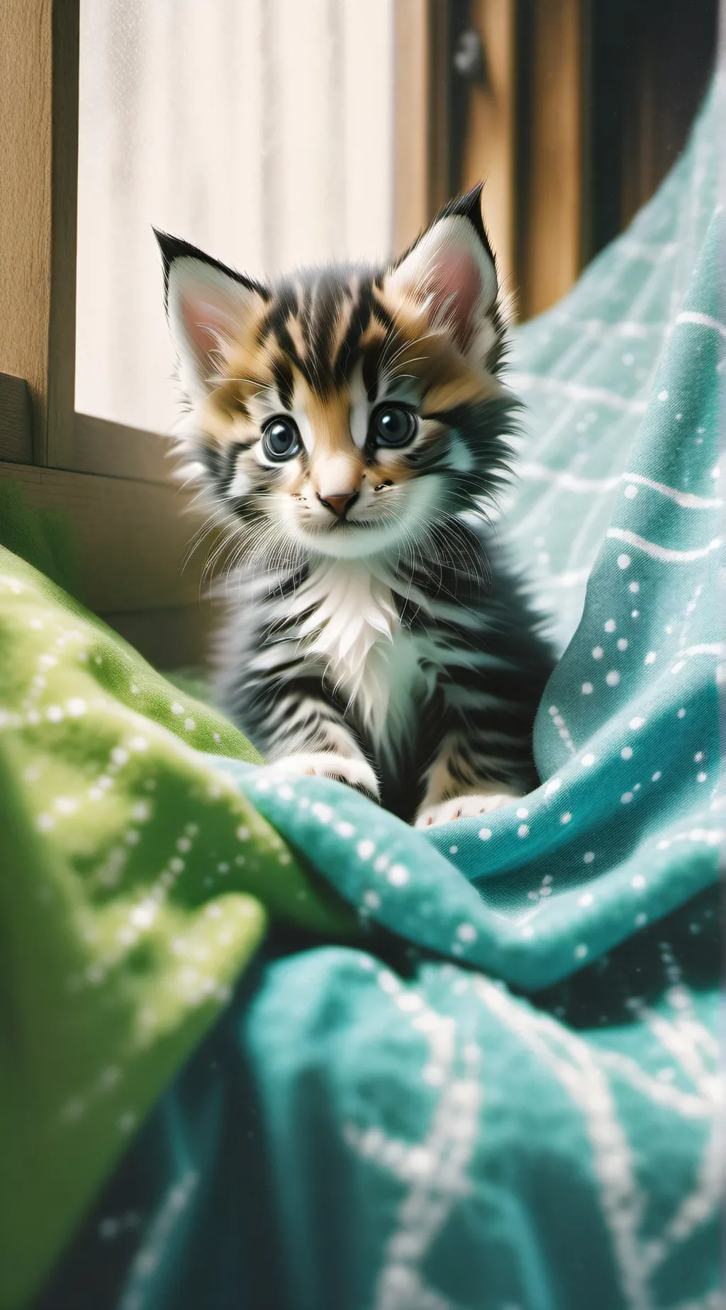 ai character: nEw bwOrn kWittEn background